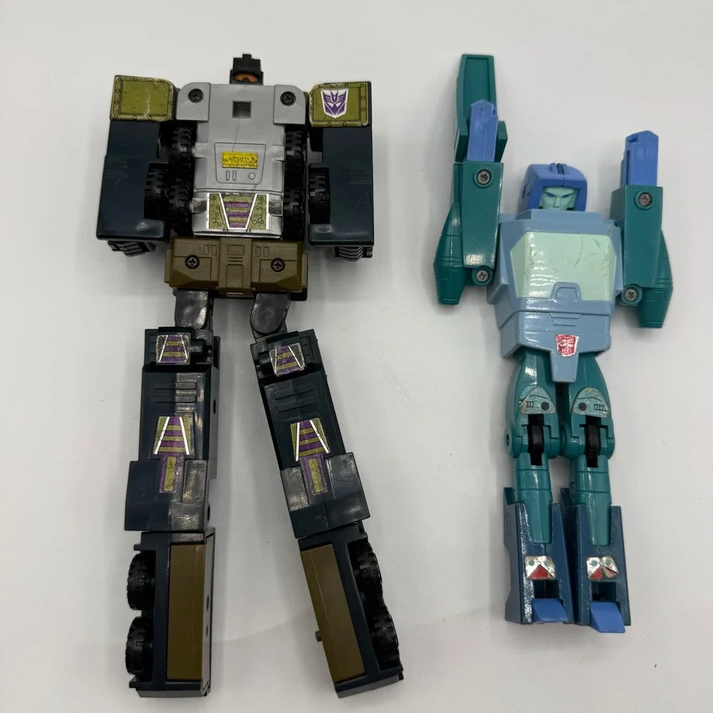 Vtg 1986 Transformers G1 Lot Onslaught Blurr Trypticon Grimlock Parts Takara